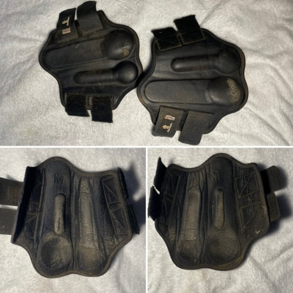 Pair of Medium Classic Equine Splint Boots, Black